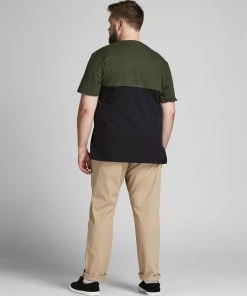 Jack & Jones JJEURBAN Plus Size Tee -FOREST NIGHT Mens Plus Size