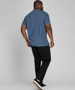 Jack & Jones JJEPAULOS Plus Size Polo -DENIM BLUE