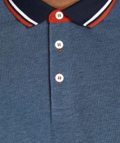 Jack & Jones JJEPAULOS Plus Size Polo -DENIM BLUE