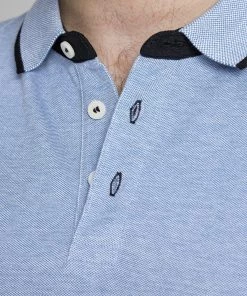 Jack & Jones JJEPAULOS Plus Size Polo -COBALT