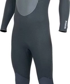 All Alder Mens Stealth 5/4/3 Full Wetsuit -BLACK