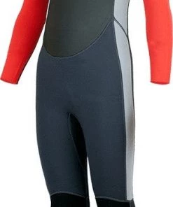 All Alder Kids Impact 3/2 Full Wetsuit -RED