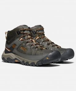 KEEN Mens Targhee III Boot -BLACK OLIVE Mens Footwear