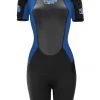 TWF Ladies Turbo Shortie Wetsuit -BLUE All