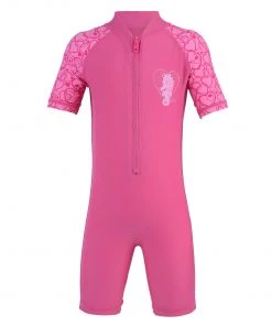 Swimwear Yello Kids Hearts Sunsuit (Ages 1-5) -PINK