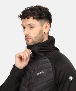 Regatta Mens Andreson VI Hybrid Jacket -BLACK Mens Jackets & Bodywarmers