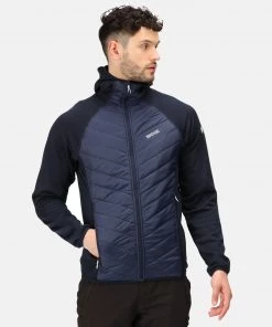 Regatta Mens Andreson VI Hybrid Jacket -NAVY Mens Jackets & Bodywarmers
