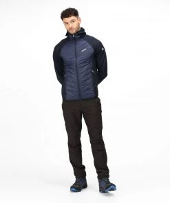 Regatta Mens Andreson VI Hybrid Jacket -NAVY Mens Jackets & Bodywarmers