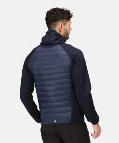Regatta Mens Andreson VI Hybrid Jacket -NAVY Mens Jackets & Bodywarmers