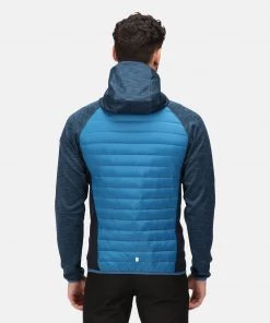 Regatta Mens Andreson VI Hybrid Jacket -BLUE Mens Jackets & Bodywarmers