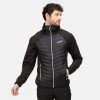 Regatta Mens Andreson VI Hybrid Jacket -BLACK/WHITE