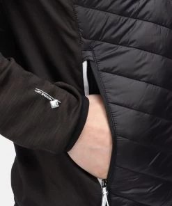 Regatta Mens Andreson VI Hybrid Jacket -BLACK/WHITE