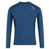 Regatta Mens Long Sleeve Rash Guard -BLUE