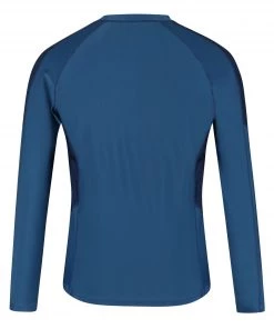 Regatta Mens Long Sleeve Rash Guard -BLUE
