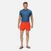 Swimwear Regatta Mens Short Sleeve Rash Guard -BLUE