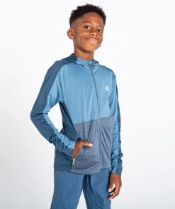 Dare2b Kids Hastily Stretch Top -ORION GREY Kids Fleeces & Midlayers