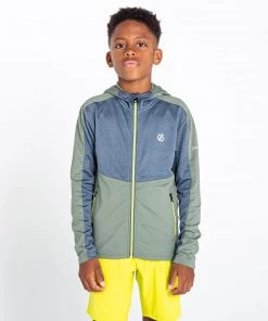 Kids Fleeces & Midlayers Dare2b Kids Hastily Stretch Top -AGAVE GREEN