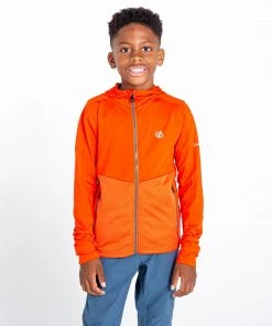 Kids Fleeces & Midlayers Dare2b Kids Hastily Stretch Top -BURNT SALMON