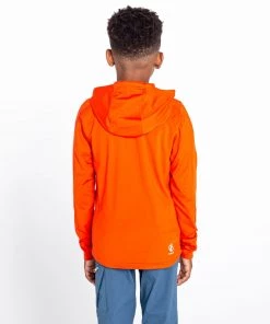 Kids Fleeces & Midlayers Dare2b Kids Hastily Stretch Top -BURNT SALMON