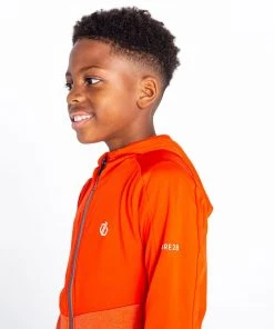 Kids Fleeces & Midlayers Dare2b Kids Hastily Stretch Top -BURNT SALMON