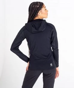 Dare2b Ladies Ritual II Stretch Top -BLACK Ladies Fleeces & Midlayers