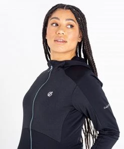 Dare2b Ladies Ritual II Stretch Top -BLACK Ladies Fleeces & Midlayers