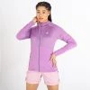 Dare2b Ladies Ritual II Stretch Top -LAVENDER Ladies Fleeces & Midlayers