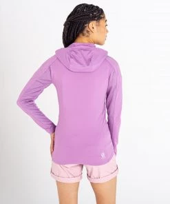 Dare2b Ladies Ritual II Stretch Top -LAVENDER Ladies Fleeces & Midlayers