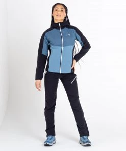 Ladies Jackets & Bodywarmers Dare2b Ladies Duplicity II Softshell Jacket -BLUESTONE