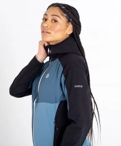 Ladies Jackets & Bodywarmers Dare2b Ladies Duplicity II Softshell Jacket -BLUESTONE