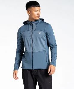 Dare2b Mens Revive II Stretch Top -ORION GREY