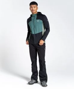 Dare2b Mens Revive II Stretch Top -FERN GREEN Mens Fleeces & Midlayers