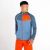 Mens Fleeces & Midlayers Dare2b Mens Contend Stretch Top -STELLAR BLUE