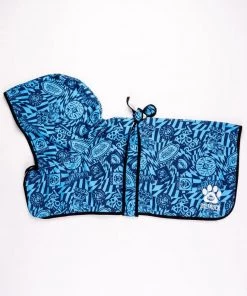 Saltrock Downpaw Dog Towel Coat -BLUE Beach Towels, Changing Robes & Ponchos