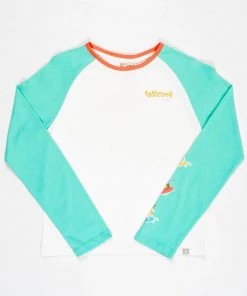 Kids Polos, Tees, & Shirts Saltrock Kids Sally Long Sleeve Tee -TURQUOISE