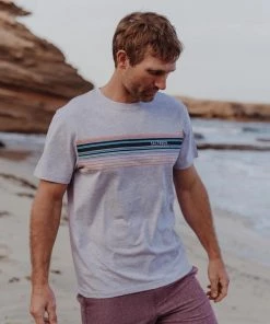 Saltrock Mens Retro Stripe Tee Mens Polos, Tees & Shirts