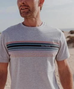 Saltrock Mens Retro Stripe Tee Mens Polos, Tees & Shirts