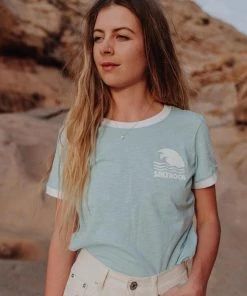 Ladies Polos, Tees & Shirts Saltrock Ladies Brave Tee -LIGHT BLUE