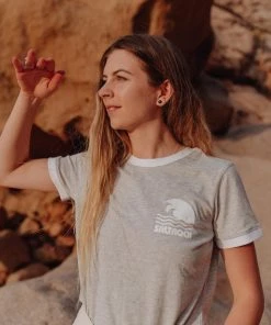 Ladies Polos, Tees & Shirts Saltrock Ladies Brave Tee -GREY