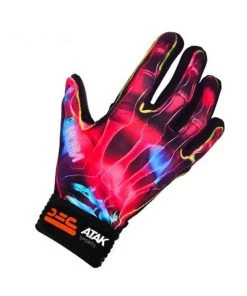 ATAK Adults Neon Sports Gloves -NEON PINK Mens Sportswear & Fitness