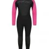 Typhoon Kids Swarm3 Full Wetsuit -BLACK/PINK All