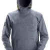 All Snickers Solid Color Logo Hoody -DARK BLUE MELANGE