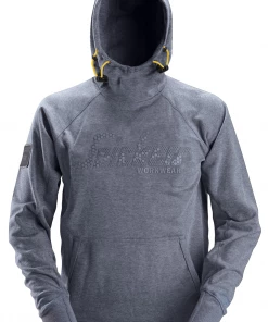 All Snickers Solid Color Logo Hoody -DARK BLUE MELANGE