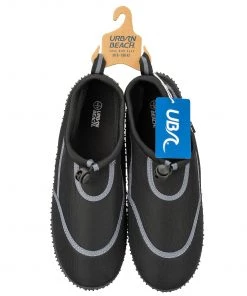 Urban Beach Mens Toggle Aqua Shoe FWR1126 -BLACK/GREY (6 - 11)