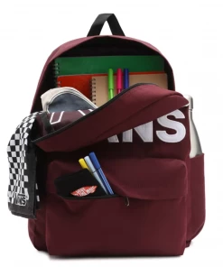 Vans Old Skool Backpack -BURGUNDY