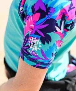 Yello Girls Tiger Rash Vest Swimwear