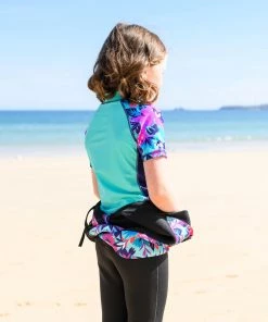 Yello Girls Tiger Rash Vest Swimwear