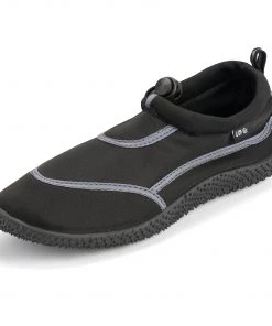 Urban Beach Mens Toggle Aqua Shoe FWR1126 -BLACK/GREY (6 - 11)
