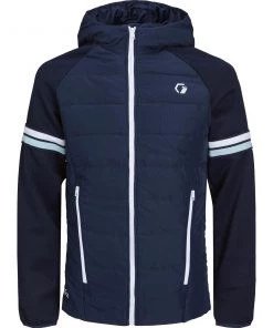 Mens Jackets & Bodywarmers Jack & Jones JCOLOGAN Hybrid Jacket -NAVY BLAZER