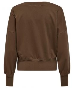 Ladies Hoodies & Sweatshirts Jacqueline De Yong GIANNA Sweatshirt -BROWN